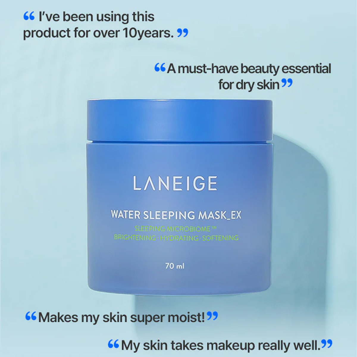 LANEIGE Water Sleeping Mask 70 - Luxury Skincare Korea 评论和价格